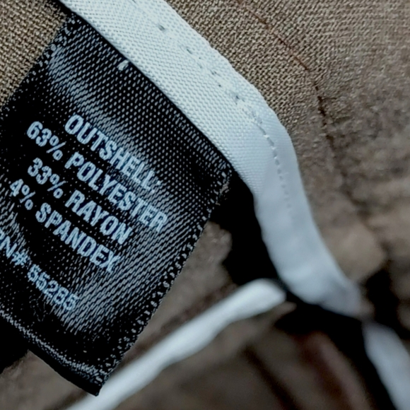 EXPRESS DESIGN STUDIO Brown Straight Leg Career Trouser Pants 2 X-Small - Picture 4 of 7